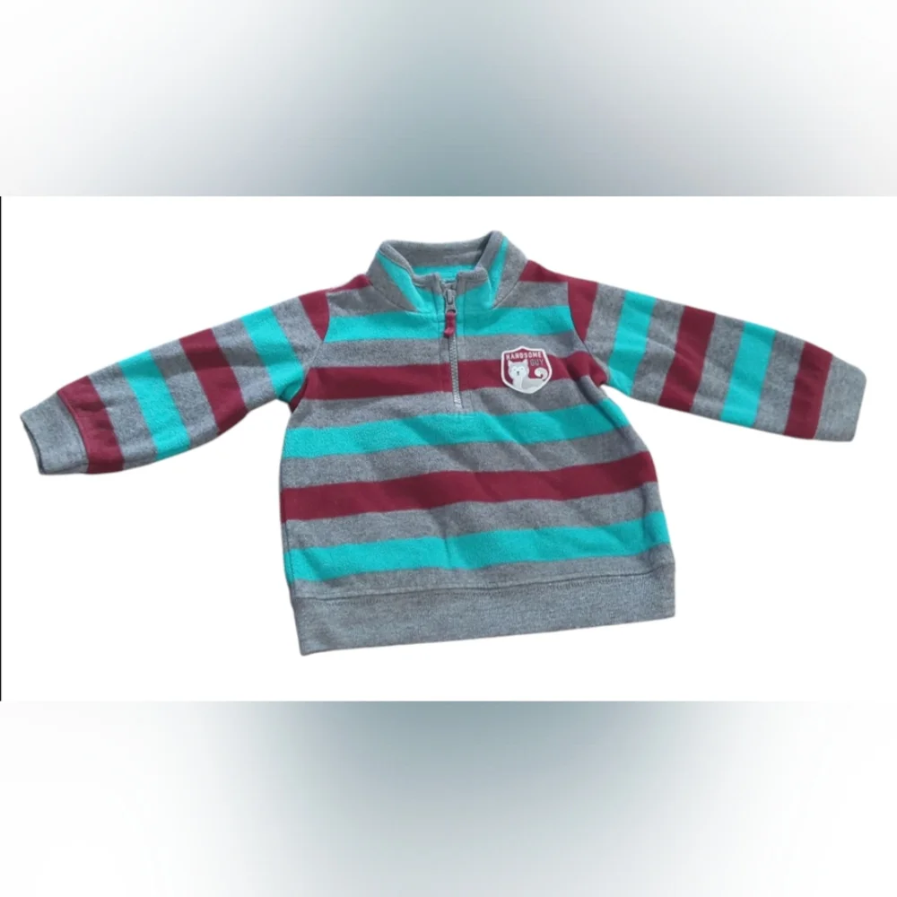 Child Of Mine Made By Carter's Striped Kids Pullover Size 3-6 Months.
